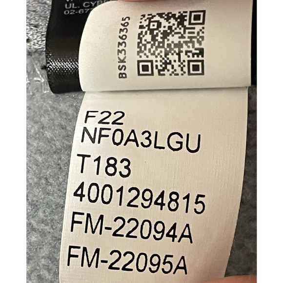 The North Face Jacket Womens Gray Apex Barrier Soft Shell Windwall Fleece Sz Lg - Picture 15 of 16